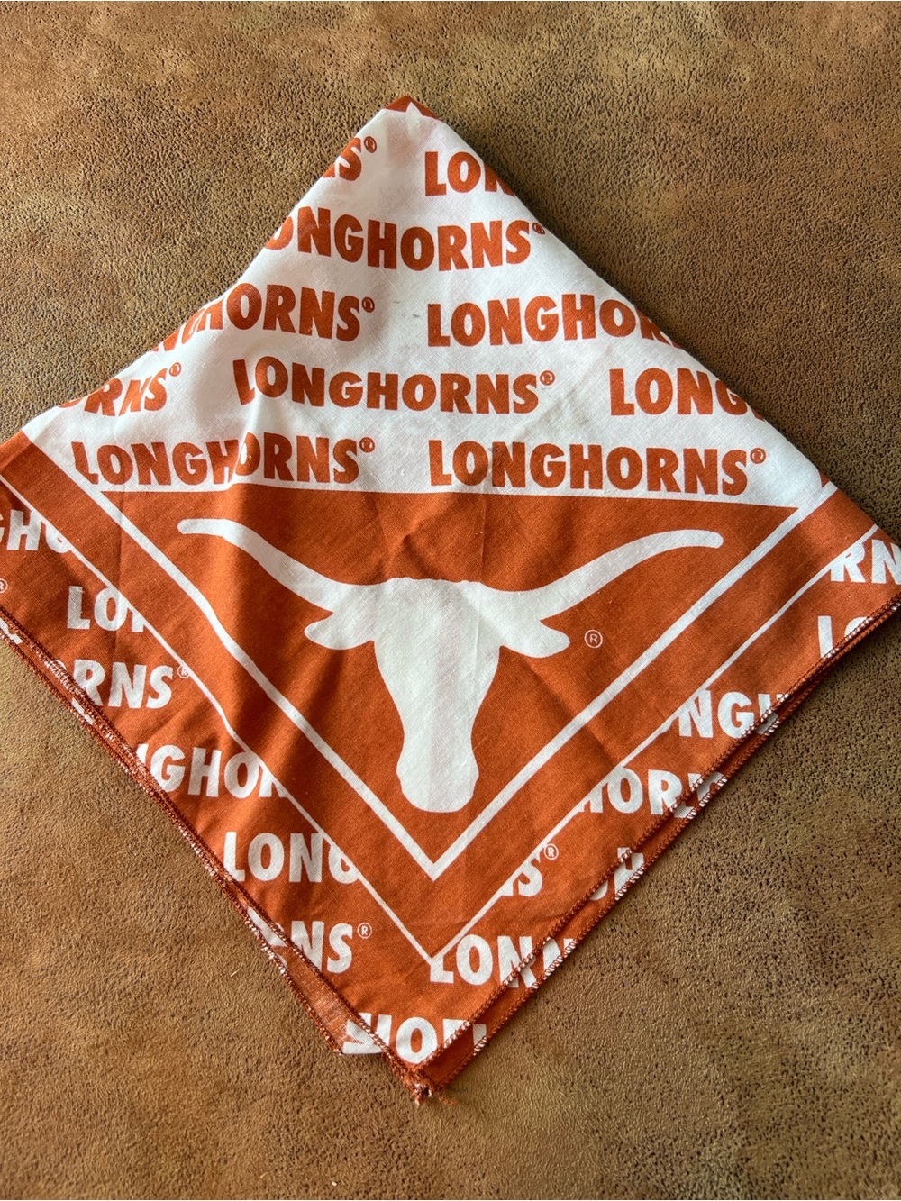 Texas Longhorns Orange and White Bandana